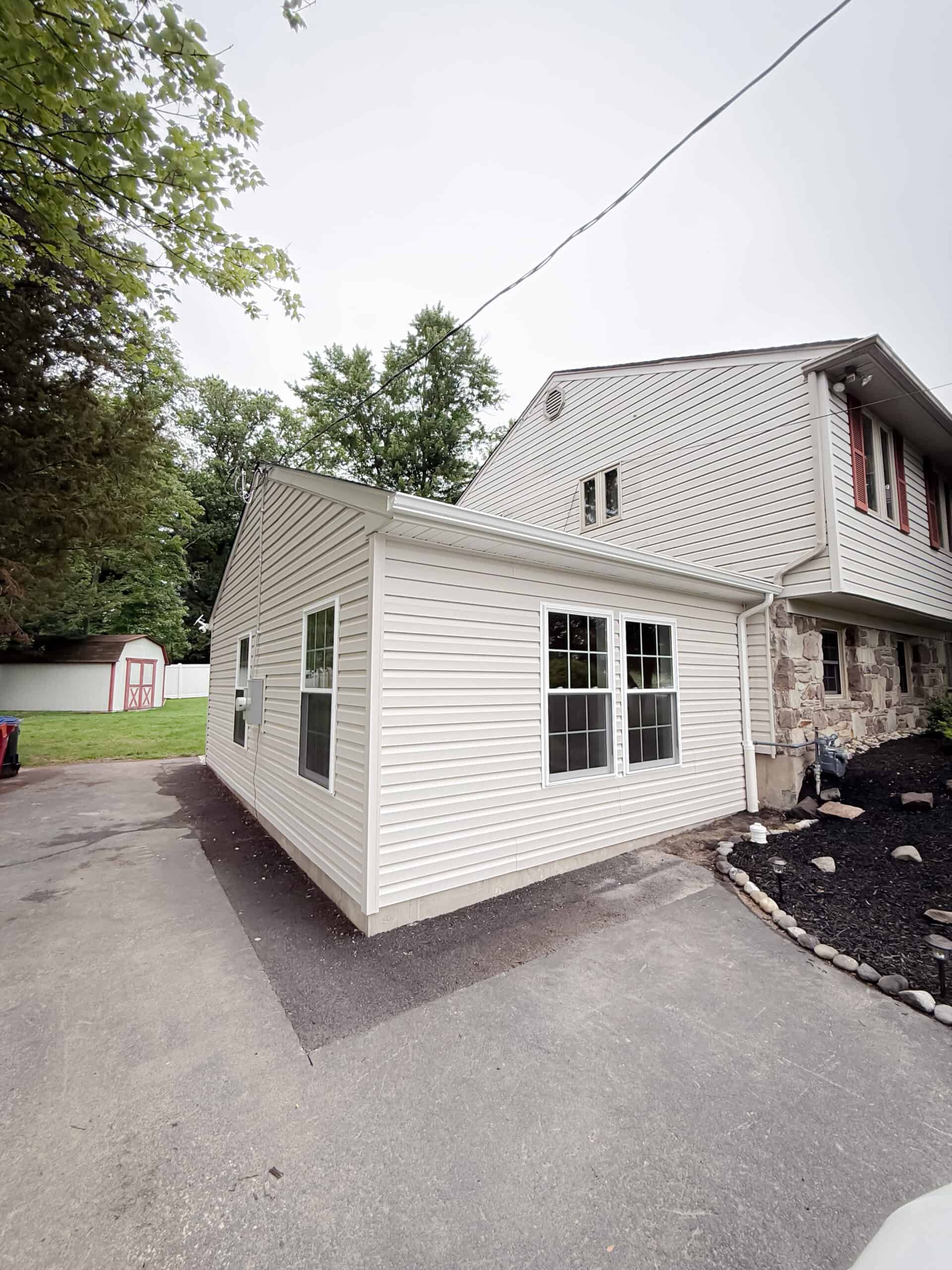 A new in-law suite addition by Munz Construction