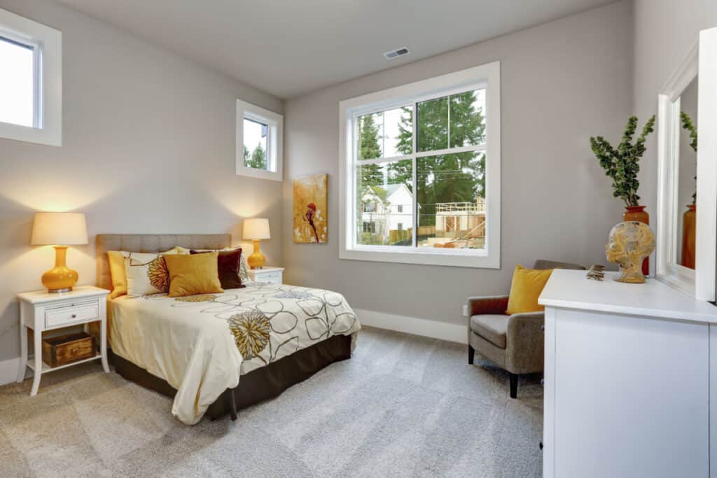 fully decorated in-law suite