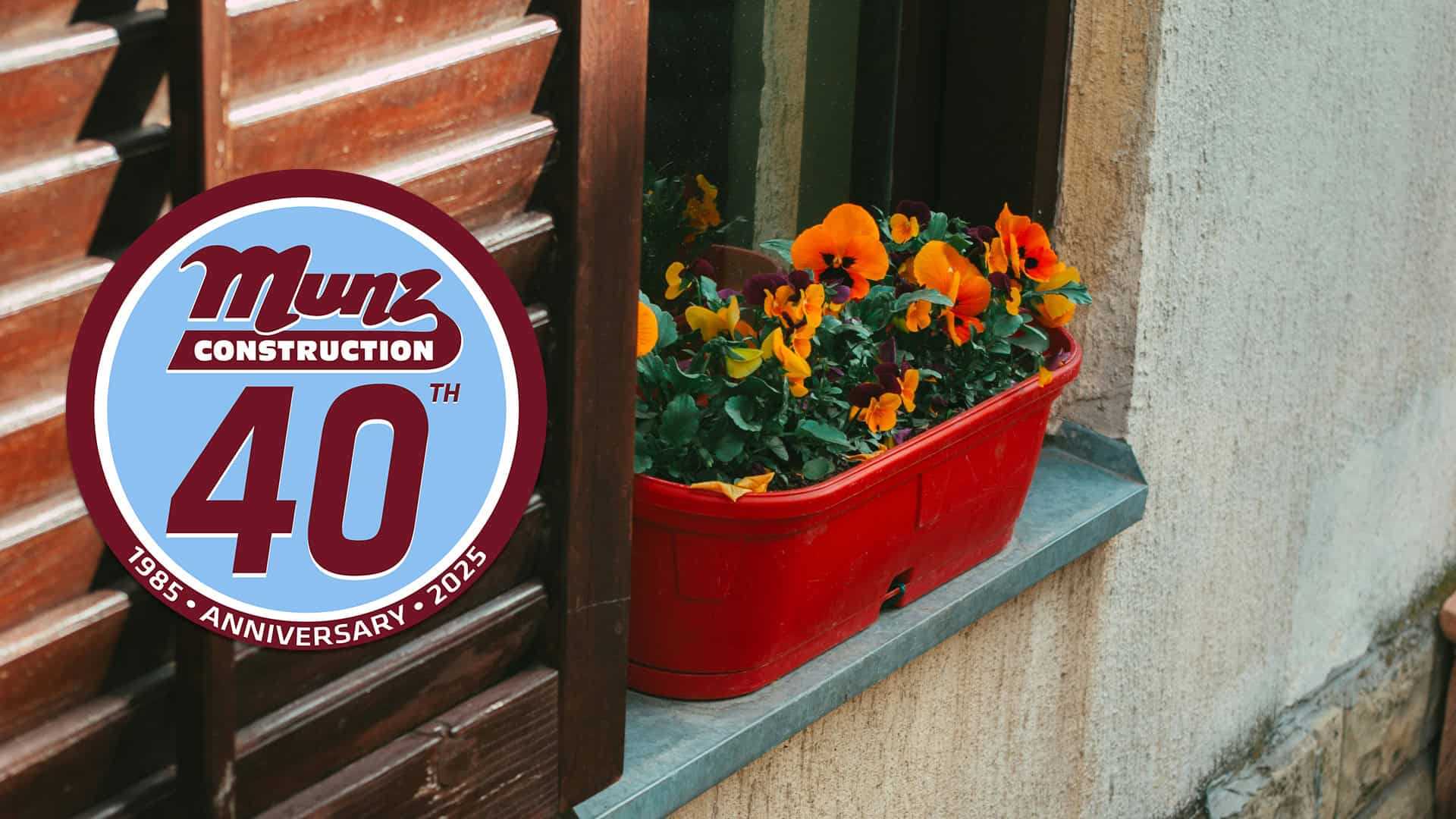 A flower pot on a sill