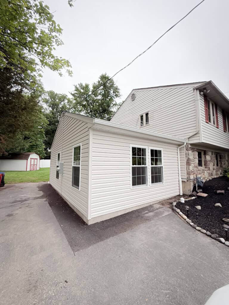 A new in-law suite addition by Munz Construction